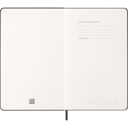 Calendar 12M Weekly Notebook 2027 Hardcover Large Black  in the group Paper & Pads / Planners / 12-Month Planners at Pen Store (137450)
