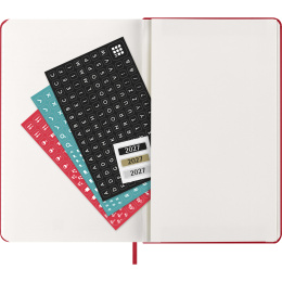 Calendar 12M Weekly Notebook 2027 Hardcover Large Red  in the group Paper & Pads / Planners / 12-Month Planners at Pen Store (137455)