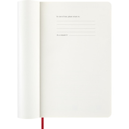 Calendar 12M Weekly Notebook 2027 Softcover Large Red  in the group Paper & Pads / Planners / 12-Month Planners at Pen Store (137456)
