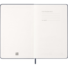Calendar 12M Weekly Notebook 2027 Hardcover Large Sapphire Blue  in the group Paper & Pads / Planners / 12-Month Planners at Pen Store (137457)