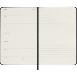 Calendar 12M Weekly Notebook 2027 Hardcover Pocket Black  in the group Paper & Pads / Planners / 12-Month Planners at Pen Store (137458)