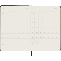 Calendar 12M Weekly Notebook 2027 Hardcover Pocket Black  in the group Paper & Pads / Planners / 12-Month Planners at Pen Store (137458)