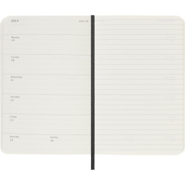 Calendar 12M Weekly Notebook 2027 Softcover Pocket Black  in the group Paper & Pads / Planners / 12-Month Planners at Pen Store (137459)