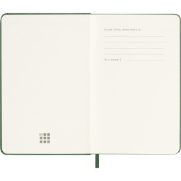 Calendar 12M Weekly Notebook 2027 Hardcover Pocket Myrtle Green  in the group Paper & Pads / Planners / 12-Month Planners at Pen Store (137460)
