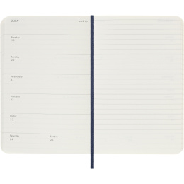 Calendar 12M Weekly Notebook 2027 Softcover Pocket Sapphire Blue  in the group Paper & Pads / Planners / 12-Month Planners at Pen Store (137462)