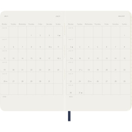 Calendar 12M Weekly Notebook 2027 Softcover Pocket Sapphire Blue  in the group Paper & Pads / Planners / 12-Month Planners at Pen Store (137462)