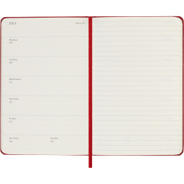 Calendar 12M Weekly Notebook 2027 Hardcover Pocket Red  in the group Paper & Pads / Planners / 12-Month Planners at Pen Store (137463)