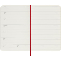 Calendar 12M Weekly Notebook 2027 Softcover Pocket Red  in the group Paper & Pads / Planners / 12-Month Planners at Pen Store (137464)