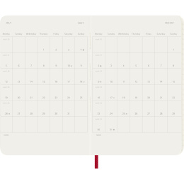 Calendar 12M Weekly Notebook 2027 Softcover Pocket Red  in the group Paper & Pads / Planners / 12-Month Planners at Pen Store (137464)