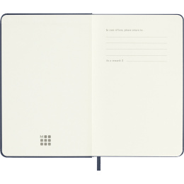 Calendar 12M Weekly Notebook 2027 Hardcover Pocket Sapphire Blue  in the group Paper & Pads / Planners / 12-Month Planners at Pen Store (137465)