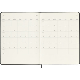 Calendar 12M Weekly Notebook 2027 Hardcover XL Black  in the group Paper & Pads / Planners / 12-Month Planners at Pen Store (137466)