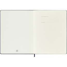 Calendar 12M Weekly Notebook 2027 Hardcover XL Sapphire Blue  in the group Paper & Pads / Planners / 12-Month Planners at Pen Store (137468)