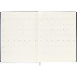 Calendar 12M Weekly Notebook 2027 Hardcover XL Sapphire Blue  in the group Paper & Pads / Planners / 12-Month Planners at Pen Store (137468)