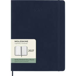 Calendar 12M Weekly Notebook 2027 Softcover XL Sapphire Blue  in the group Paper & Pads / Planners / 12-Month Planners at Pen Store (137469)