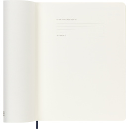 Calendar 12M Weekly Notebook 2027 Softcover XL Sapphire Blue  in the group Paper & Pads / Planners / 12-Month Planners at Pen Store (137469)