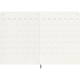 Calendar 12M Weekly Notebook 2027 Softcover XL Sapphire Blue  in the group Paper & Pads / Planners / 12-Month Planners at Pen Store (137469)