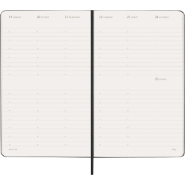 Calendar 12M Weekly Vertical 2027 Hardcover Large Black  in the group Paper & Pads / Planners / 12-Month Planners at Pen Store (137470)
