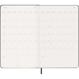 Calendar 12M Weekly Vertical 2027 Hardcover Large Black  in the group Paper & Pads / Planners / 12-Month Planners at Pen Store (137470)