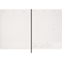Calendar 12M Weekly Vertical 2027 Essential Softcover XXL Black in the group Paper & Pads / Planners / 12-Month Planners at Pen Store (137472)