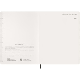 Calendar 12M Weekly Vertical 2027 Essential Softcover XXL Black in the group Paper & Pads / Planners / 12-Month Planners at Pen Store (137472)