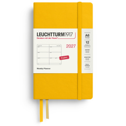 Calendar Weekly Planner 2027 A6 Sunflower in the group Paper & Pads / Planners / 12-Month Planners at Pen Store (137482)