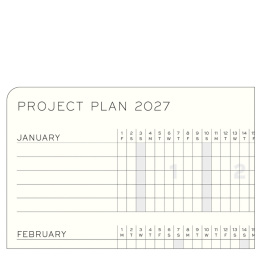 Calendar Weekly Planner 2027 A5 Black in the group Paper & Pads / Planners / 12-Month Planners at Pen Store (137486)