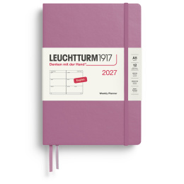 Calendar Weekly Planner 2027 A5 Dusty Rose in the group Paper & Pads / Planners / 12-Month Planners at Pen Store (137487)