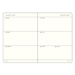 Calendar Weekly Planner 2027 A5 Cherry in the group Paper & Pads / Planners / 12-Month Planners at Pen Store (137488)