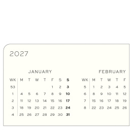 Calendar Weekly Planner 2027 A5 Sage in the group Paper & Pads / Planners / 12-Month Planners at Pen Store (137490)