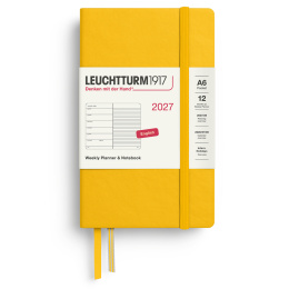 Calendar Weekly Planner & Notebook 2027 A6 Sunflower in the group Paper & Pads / Planners / 12-Month Planners at Pen Store (137508)