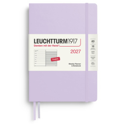 Calendar Weekly Planner & Notebook 2026 A5 Lilac in the group Paper & Pads / Planners / 12-Month Planners at Pen Store (137513)