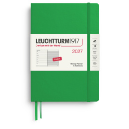 Calendar Weekly Planner & Notebook 2026 A5 Spring Leaf in the group Paper & Pads / Planners / 12-Month Planners at Pen Store (137520)