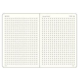 Calendar Quarterly Planner 2027 Shades of Green in the group Paper & Pads / Planners / 12-Month Planners at Pen Store (137525)