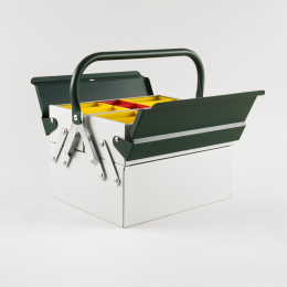 Toolbox Atena Grey/Green in the group Hobby & Creativity / Organize / Storage at Pen Store (137546)