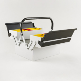 Toolbox Atena Grey/Black in the group Hobby & Creativity / Organize / Storage at Pen Store (137549)