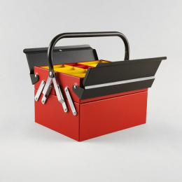 Toolbox Atena Red/Black in the group Hobby & Creativity / Organize / Storage at Pen Store (137550)