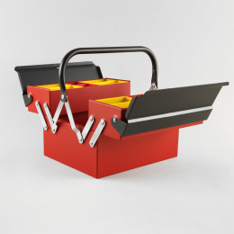 Toolbox Atena Red/Black in the group Hobby & Creativity / Organize / Storage at Pen Store (137550)
