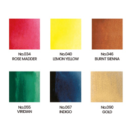 Gansai Tambi Irodori Kobako Watercolour set red in the group Art Supplies / Artist colours / Watercolor Paint / Watercolor pans at Pen Store (137567)