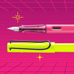 Safari Fountain Pen Neon Pink in the group Pens / Fine Writing / Fountain Pens at Pen Store (137583_r)