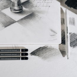 Charcoal pencil Mars Lumograph in the group Art Supplies / Crayons & Graphite / Drawing Charcoal at Pen Store (137598_r)