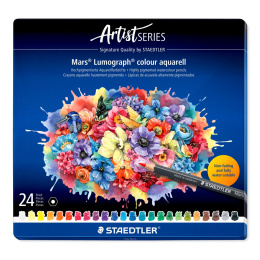 Watercolour pencils Mars Lumograph set of 24 in the group Pens / Artist Pens / Watercolor Pencils at Pen Store (137605)