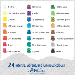Watercolour pencils Mars Lumograph set of 24 in the group Pens / Artist Pens / Watercolor Pencils at Pen Store (137605)