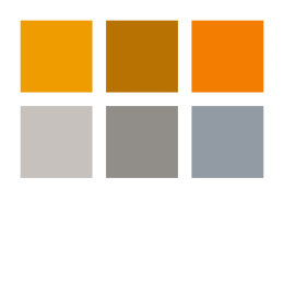 Pigment Arts Brush Pen set of 6 Grey/Caramel in the group Pens / Artist Pens / Brush Pens at Pen Store (137614)