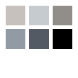 Pigment Arts Soft Brush Pen set of 6 Grey in the group Pens / Artist Pens / Brush Pens at Pen Store (137626)