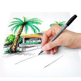 Pigment Arts Soft Brush Pen set of 6 Grey in the group Pens / Artist Pens / Brush Pens at Pen Store (137626)