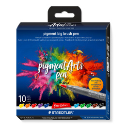 Pigment Arts Big Brush Pen set of 10 Basic in the group Pens / Artist Pens / Brush Pens at Pen Store (137627)