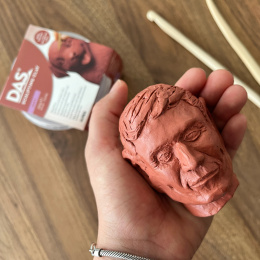Modelling clay 230 g Brown Pot in the group Hobby & Creativity / Create / Modelling Clay / Air-drying clays at Pen Store (137641_r)