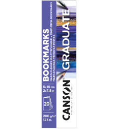 Graduate Mixed Media Bookmarks 20-pack in the group Paper & Pads / Artist Pads & Paper / Mixed Media Pads at Pen Store (137657)