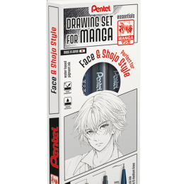 Drawing Set Manga Face & Shojo in the group Pens / Artist Pens / Fineliners at Pen Store (137666)