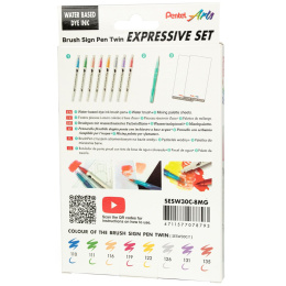 Brush Sign Pen Twin Expressive Set Manga in the group Pens / Artist Pens / Brush Pens at Pen Store (137669)